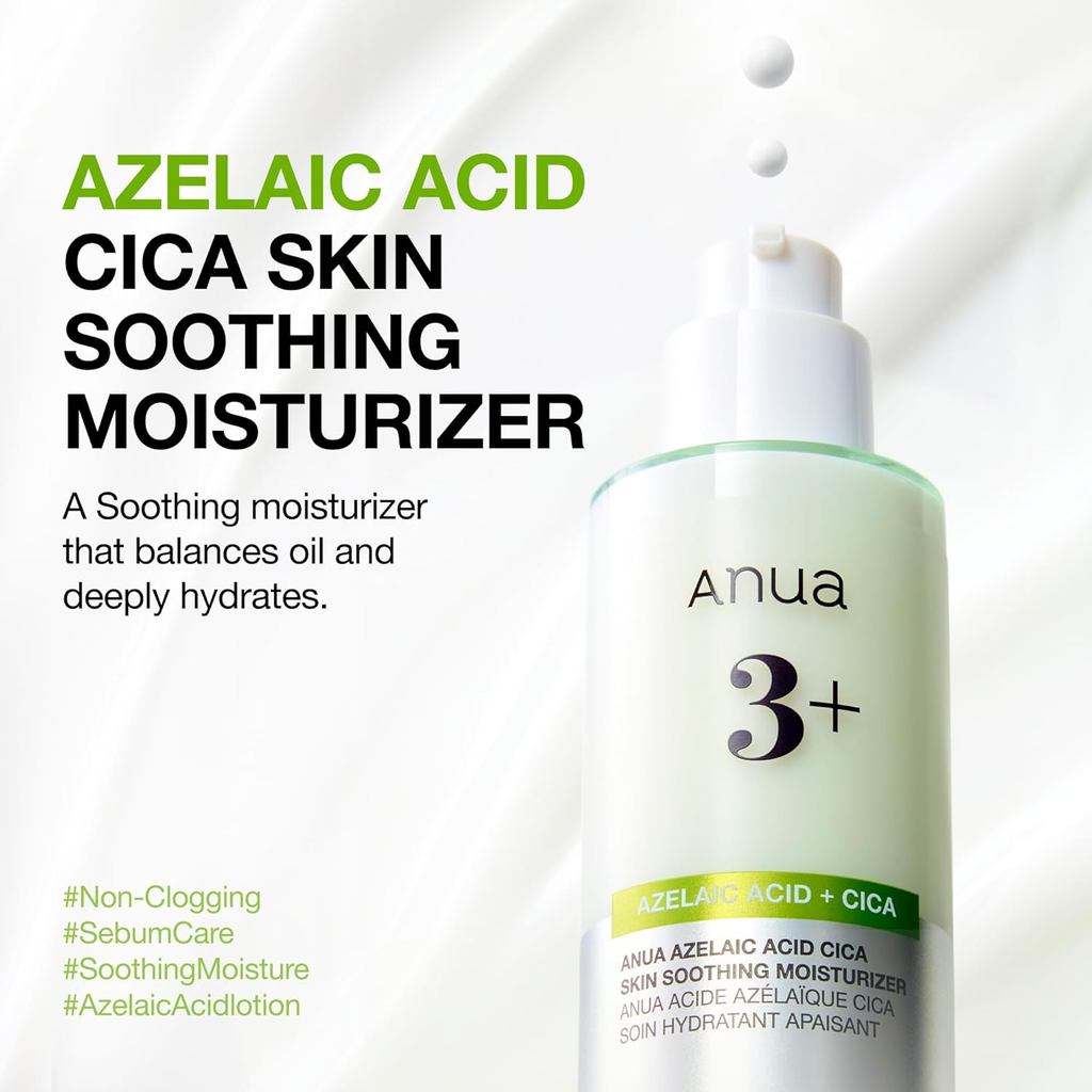 ANUA AZELAIC ACID CICA SKIN SOOTHING MOISTURIZER 100ml