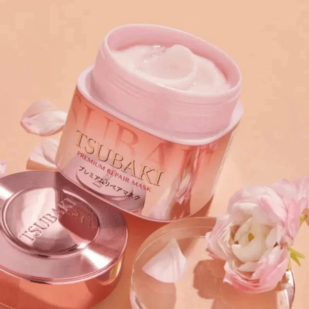 Shiseido - Tsubaki Premium Repair Mask Pink Camellia 180G - AU Beauty Bazaar