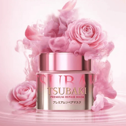 Shiseido - Tsubaki Premium Repair Mask Pink Camellia 180G - AU Beauty Bazaar