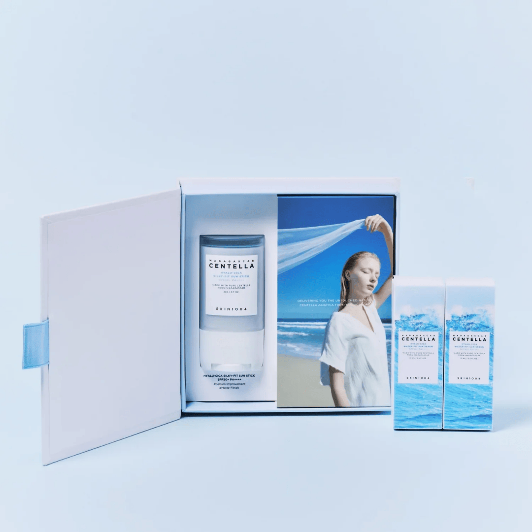 SKIN1004 Hyalu - Cica Sunsational Kit (Sun Stick 20G + Sun Serum Mini 15ML*2) - AU Beauty Bazaar