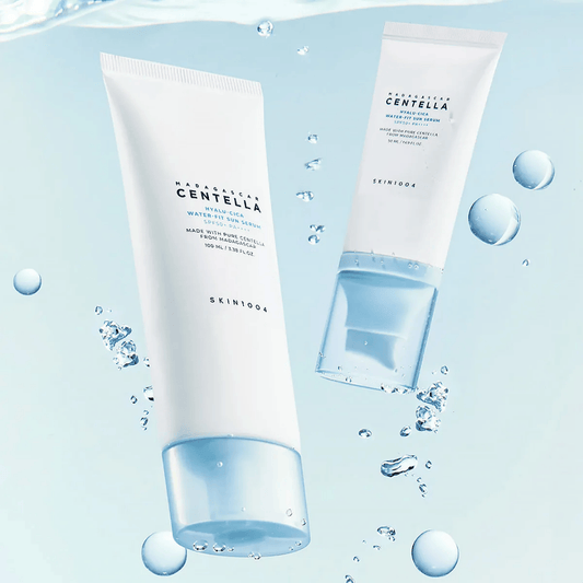 SKIN1004 Madagascar Centella Hyalu - Cica Water - Fit Sun Serum 50ml Twin Pack (2 PIECES) - AU Beauty Bazaar