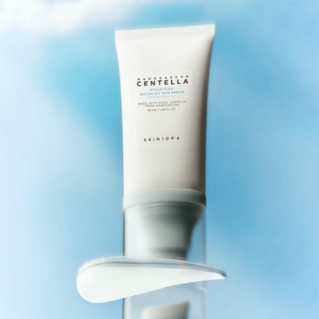 SKIN1004 Madagascar Centella Hyalu - Cica Water - Fit Sun Serum JUMBO 100ML - AU Beauty Bazaar