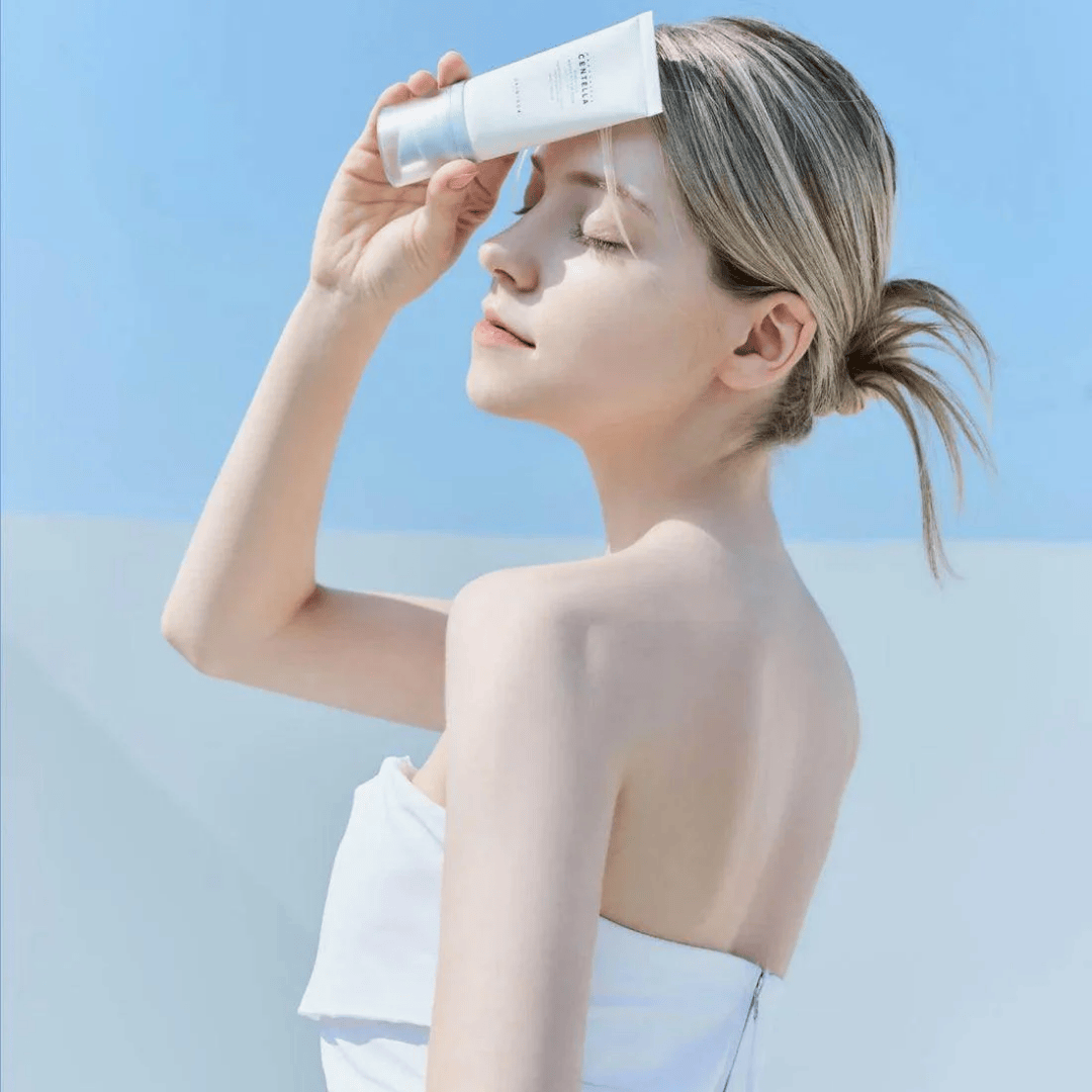 SKIN1004 Madagascar Centella Hyalu - Cica Water - Fit Sun Serum JUMBO 100ML - AU Beauty Bazaar