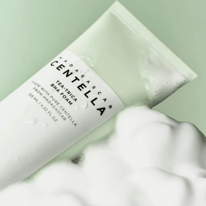 Skin1004 - Madagascar Centella Tea - Trica BHA Foam 125ml - AU Beauty Bazaar