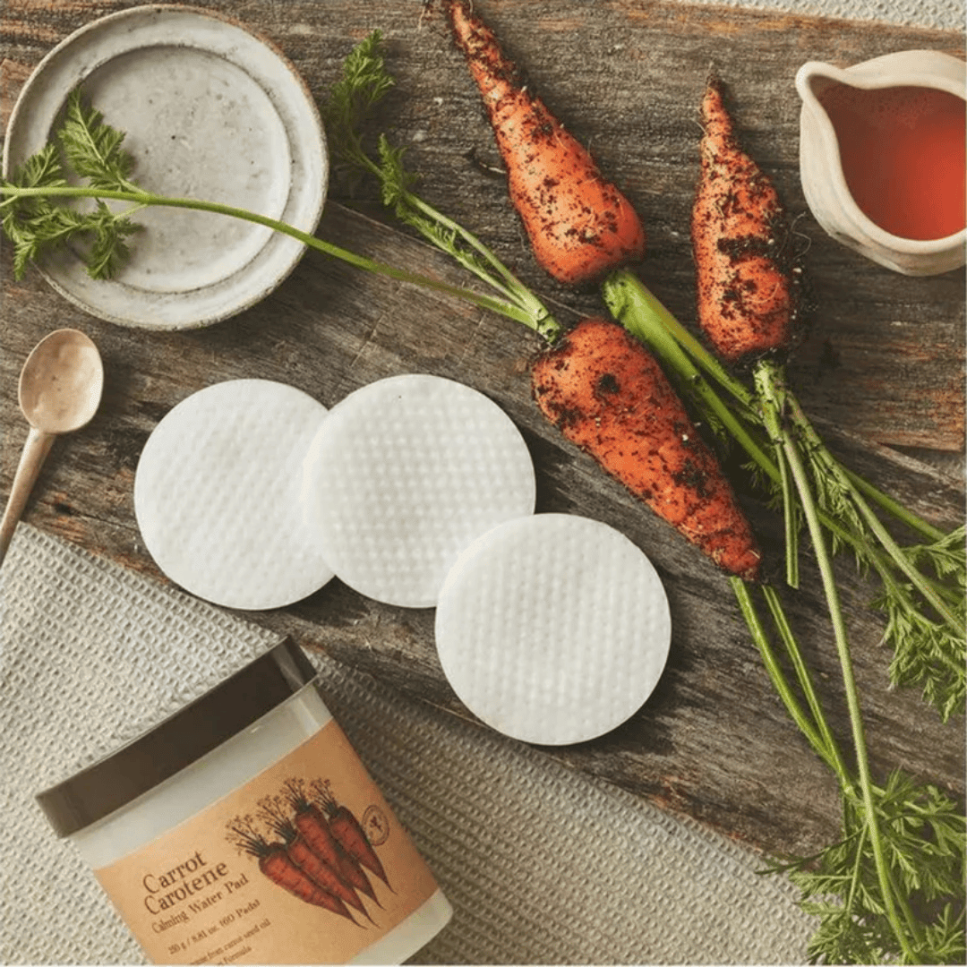 SKINFOOD - Carrot Carotene Calming Water Pad (60 pieces) - AU Beauty Bazaar