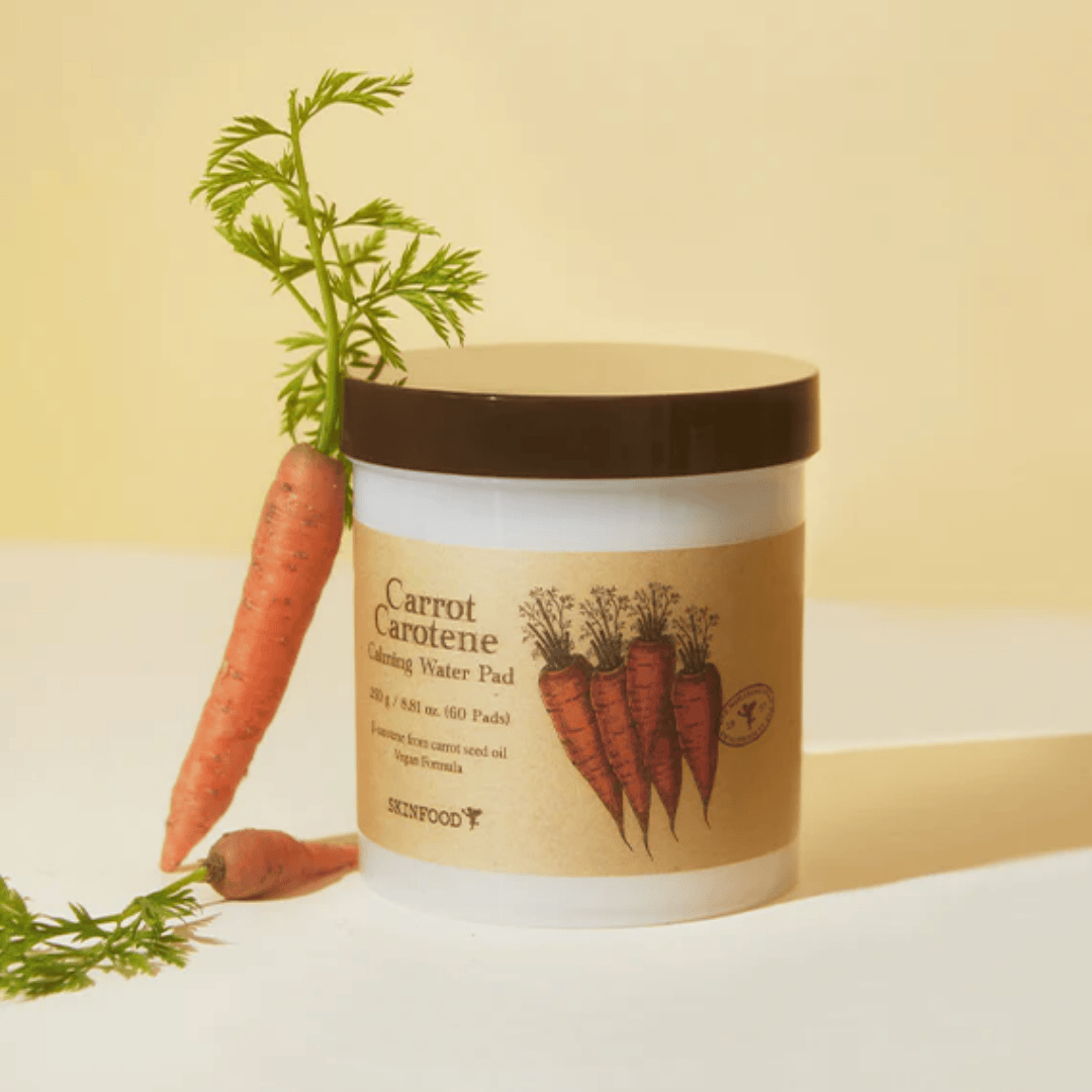 SKINFOOD - Carrot Carotene Calming Water Pad (60 pieces) - AU Beauty Bazaar