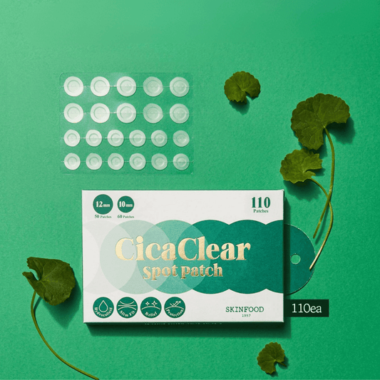 Skinfood - Cica Clear Spot Patch Set (12mmx50 each /10mmx60 each) - AU Beauty Bazaar