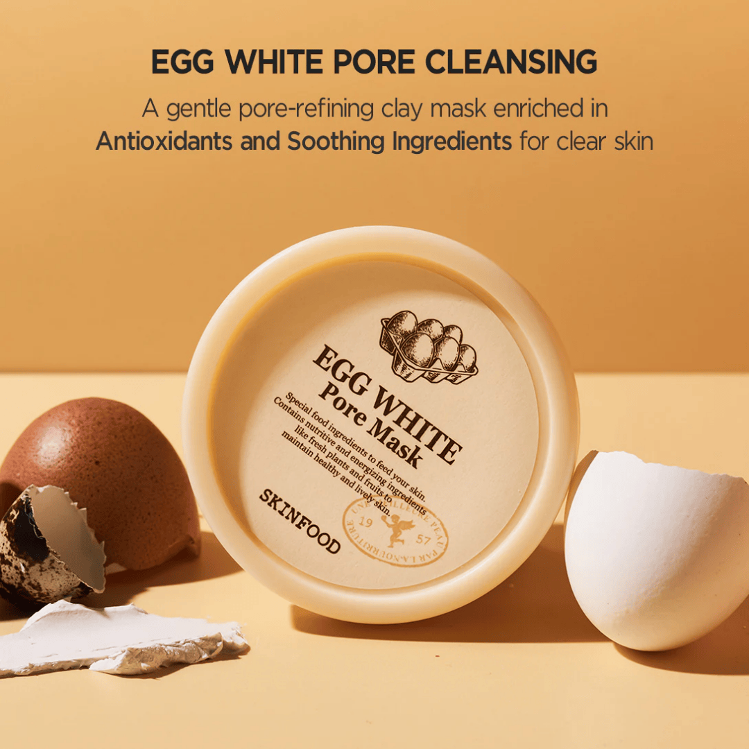 SKINFOOD - Egg White Pore Mask (120g) - AU Beauty Bazaar