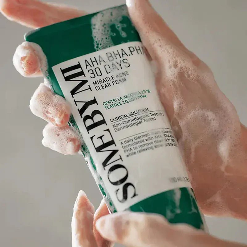 SOME BY MI AHA,BHA,PHA 30 Days Miracle Acne Clear Foam 100 ml - AU Beauty Bazaar