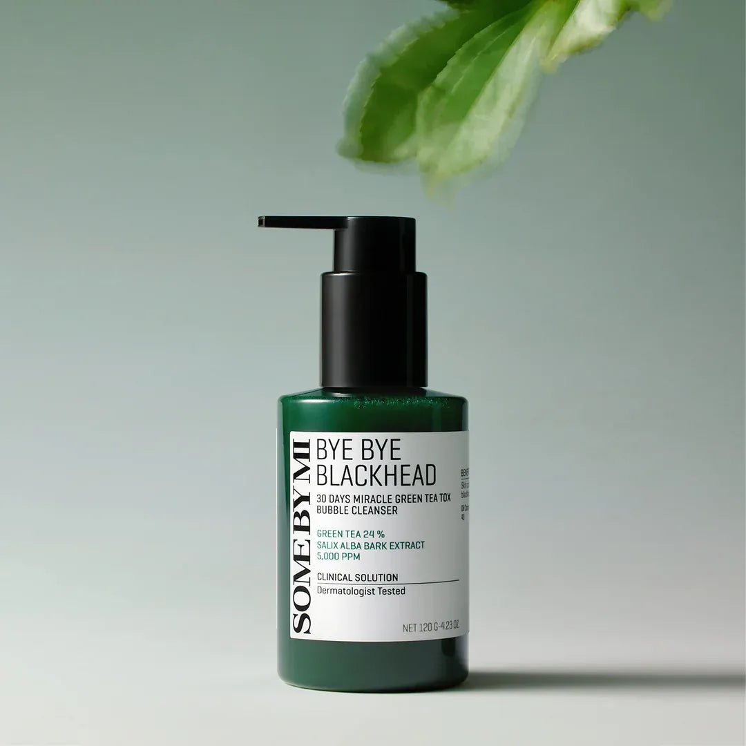 SOME BY MI - Bye Bye Blackhead 30 Days Miracle Green Tea Tox Bubble Cleanser 120G - AU Beauty Bazaar