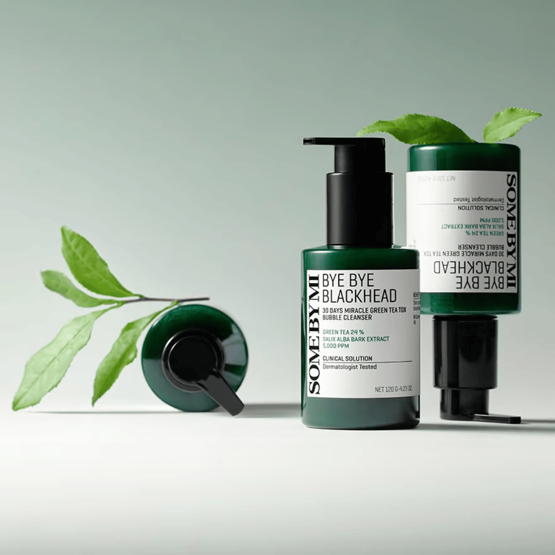 SOME BY MI - Bye Bye Blackhead 30 Days Miracle Green Tea Tox Bubble Cleanser 120G - AU Beauty Bazaar