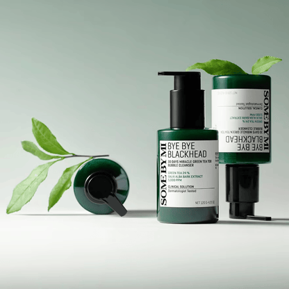 SOME BY MI - Bye Bye Blackhead 30 Days Miracle Green Tea Tox Bubble Cleanser 120G - AU Beauty Bazaar