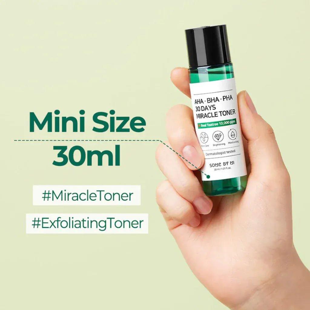 Some By Mi - Miracle AHA BHA PHA Toner Mini 30ml - AU Beauty Bazaar