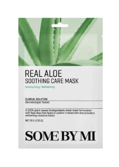 Some By Mi - Real Care Mask 20g Real Aloe (Soothing) - AU Beauty Bazaar