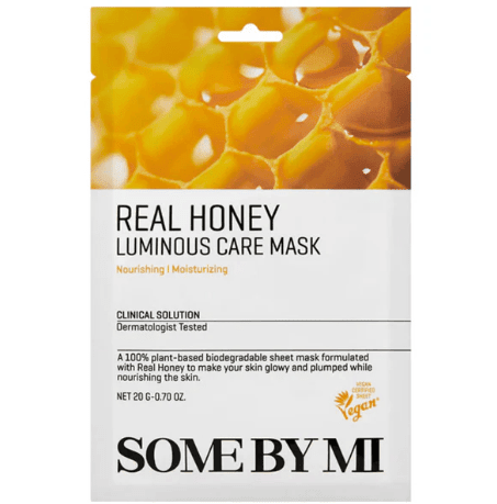 Some By Mi - Real Care Mask 20g Real Honey Luminous) - AU Beauty Bazaar