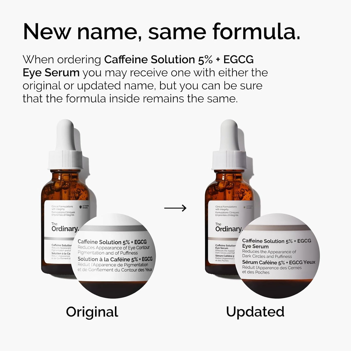 The Ordinary Caffeine Solution 5% + EGCG Eye Serum 30mL