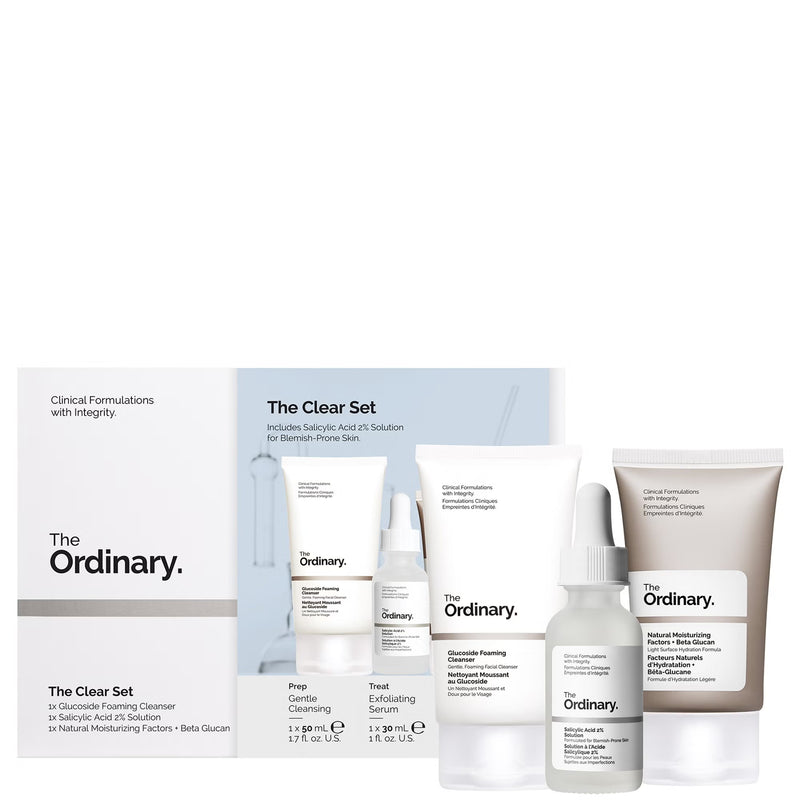 The Ordinary The Clear Set 3 Piece Set