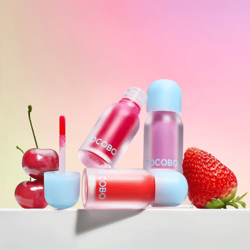 TOCOBO JUICY BERRY PLUMPING LIP OIL 18 Cozy Pink