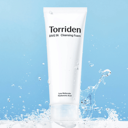 Torriden - DIVE - IN Low Molecular Hyaluronic Acid Cleansing Foam 150ML - AU Beauty Bazaar