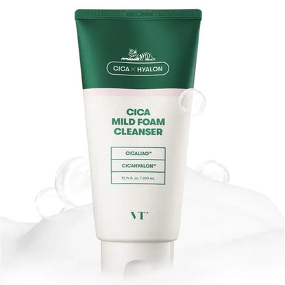 VT Cosmetics Cica Mild Foam Cleanser (300 ML) - AU Beauty Bazaar