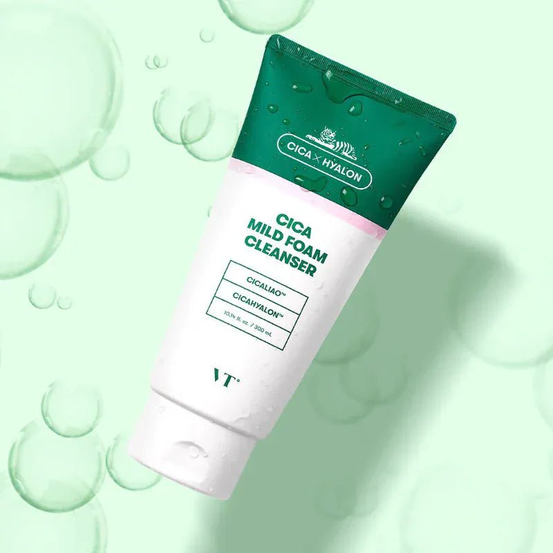 VT Cosmetics Cica Mild Foam Cleanser (300 ML) - AU Beauty Bazaar