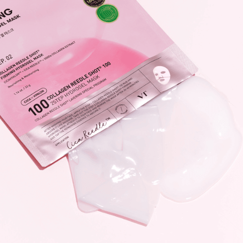 VT Cosmetics - Collagen Reedle Shot 100 2Step Hydrogel Mask (1.5G + 33G) - AU Beauty Bazaar