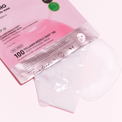 VT Cosmetics - Collagen Reedle Shot 100 2Step Hydrogel Mask (1.5G + 33G) - AU Beauty Bazaar