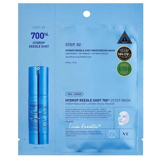 VT - Hydrop Reedle Shot 700hL 2 Step Mask (1 piece) - AU Beauty Bazaar